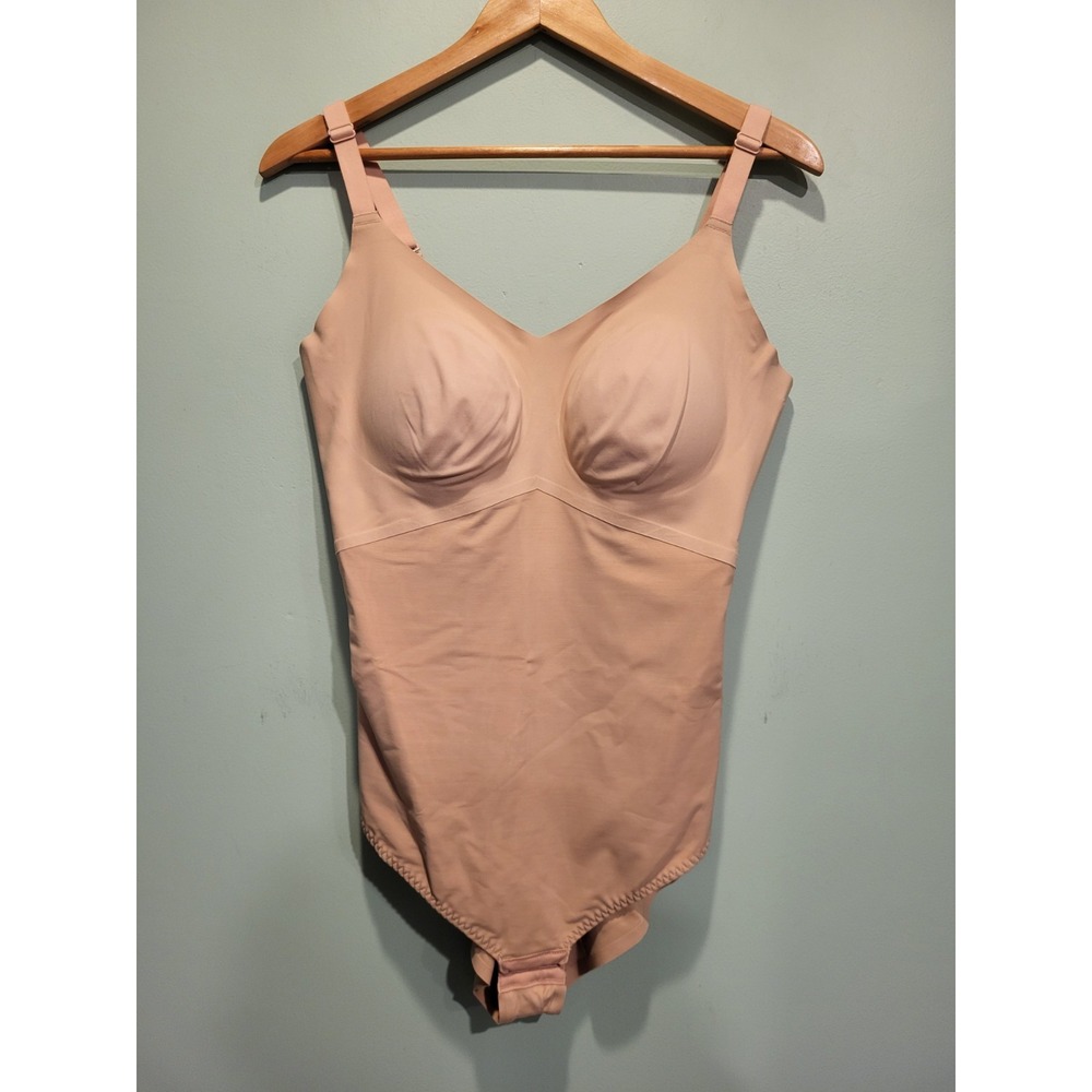 Honeylove Beige Shaping Bodysuit Undergarment Sz 1X